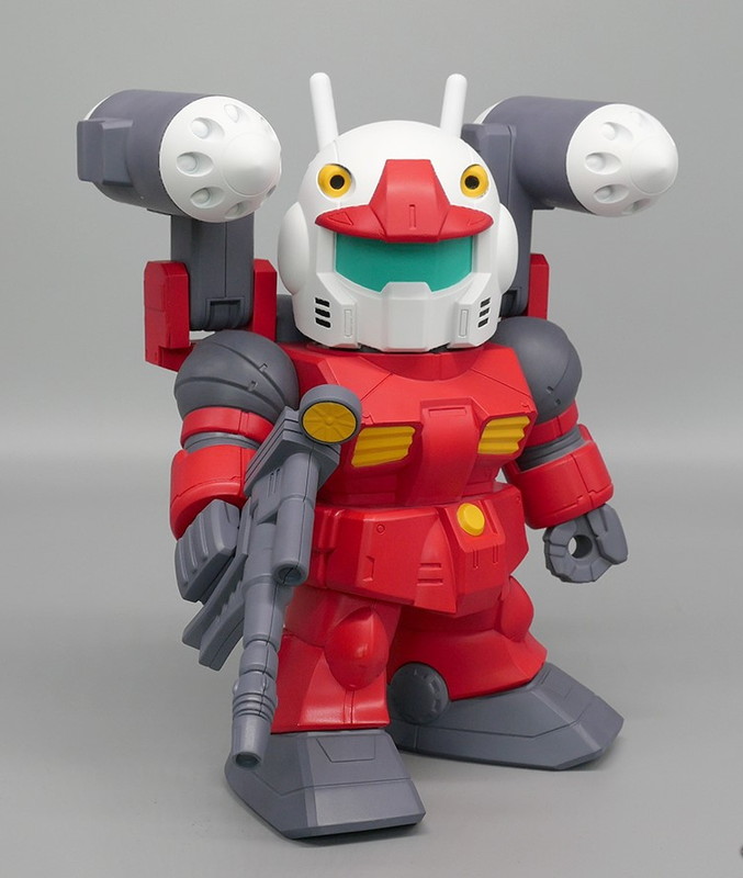 ジャンボソフビフィギュアSD RX-78-2ガンダムーSDガンダムーをご紹介